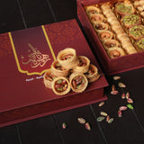 Luxurious-assorted-Baklava-Zahrat-Nablus-330g-Pistachio-Esh-al-bulbul